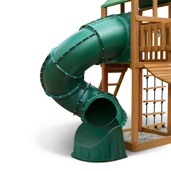 SwingnSlide Turbo Tube Spiral Slide for 5' Deck & Reviews Wayfair